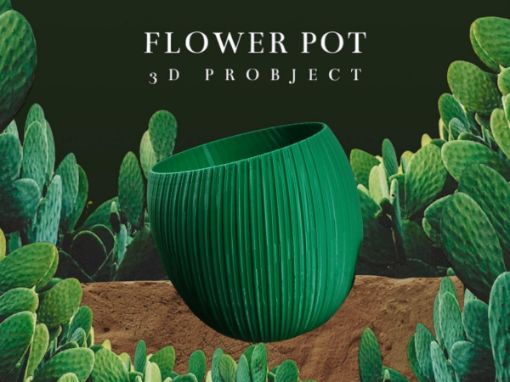 3D Printed Flower Pot