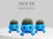 3D Printed Flower Pot Smiley Face 8cm