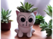 Picture of Cat Flower Pot