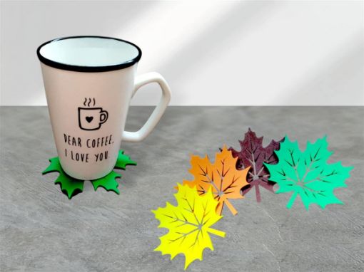 Leaf Coasters – Unique Botanical Drink Coasters Set