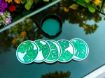 Monstera Leaf Coaster Set – Stylish Plant-Themed Drink Coasters