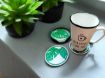 Monstera Leaf Coaster Set – Stylish Plant-Themed Drink Coasters